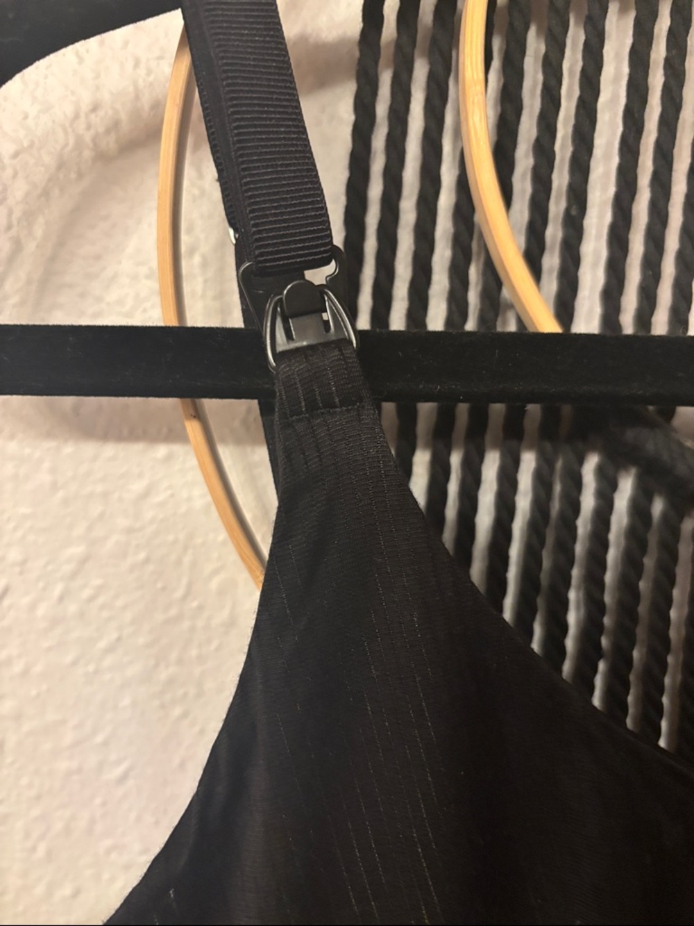Black Nursing/Clip-Down Sports Bra - Picture 2 of 4